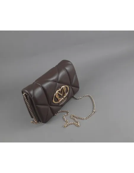 Love Moschino \ Pochette Donna Pu Marrone Scuro Prezzo 160,00