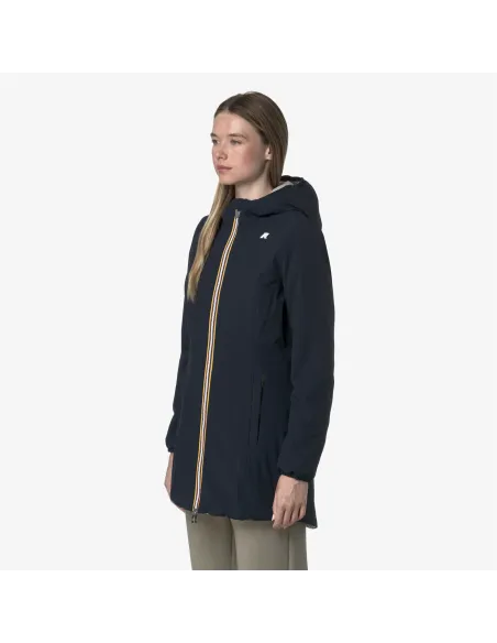 K-Way \ Giubbino Donna Denise Reversibile Nylon Blu Scuro - Talpa Prezzo 320,00