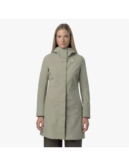 K-Way \ Giubbino Donna Stephy Bonded Grigio Verde Prezzo 350,00