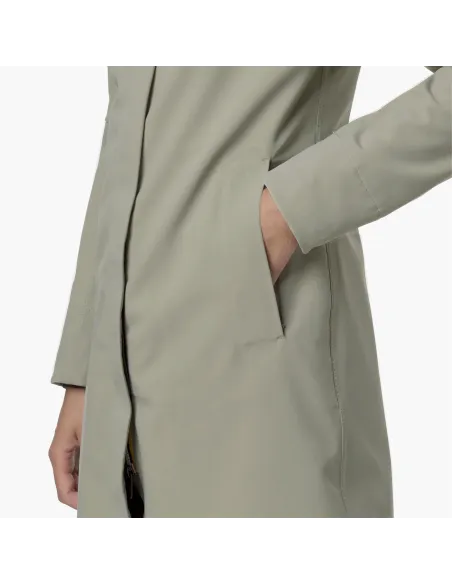 K-Way \ Giubbino Donna Stephy Bonded Grigio Verde Prezzo 350,00