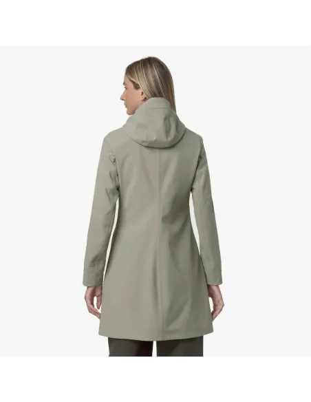 K-Way \ Giubbino Donna Stephy Bonded Grigio Verde Prezzo 350,00