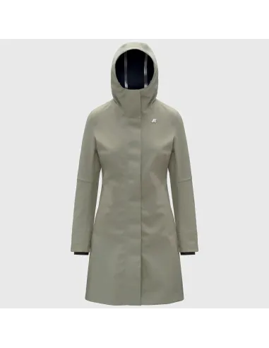 K-Way \ Giubbino Donna Stephy Bonded Grigio Verde Prezzo 350,00