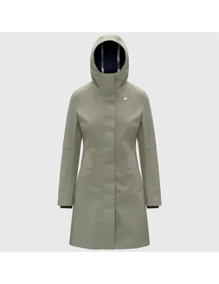 K-Way \ Giubbino Donna Stephy Bonded Grigio Verde Prezzo 350,00