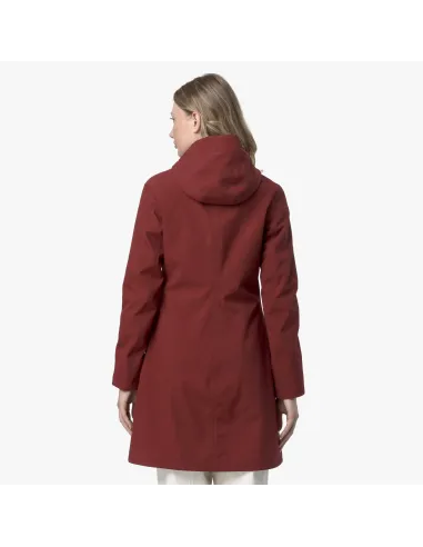 K-Way \ Giubbino Donna Stephy Bonded Rosso Pompeano Prezzo 350,00