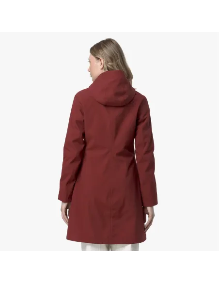 K-Way \ Giubbino Donna Stephy Bonded Rosso Pompeano Prezzo 350,00