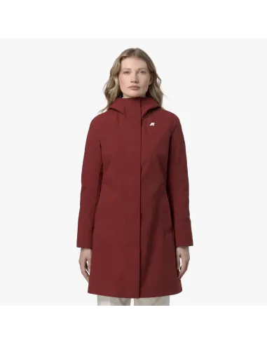 K-Way \ Giubbino Donna Stephy Bonded Rosso Pompeano Prezzo 350,00