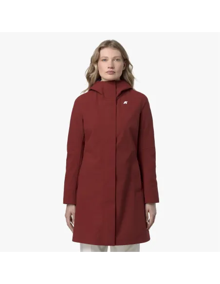 K-Way \ Giubbino Donna Stephy Bonded Rosso Pompeano Prezzo 350,00