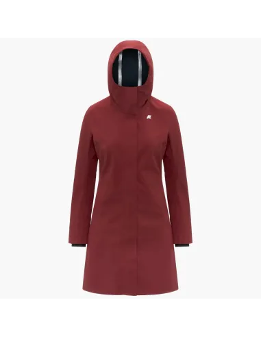 K-Way \ Giubbino Donna Stephy Bonded Rosso Pompeano Prezzo 350,00