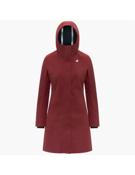K-Way \ Giubbino Donna Stephy Bonded Rosso Pompeano Prezzo 350,00
