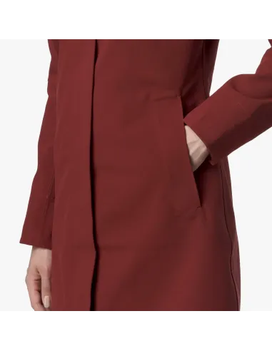K-Way \ Giubbino Donna Stephy Bonded Rosso Pompeano Prezzo 350,00