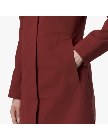 K-Way \ Giubbino Donna Stephy Bonded Rosso Pompeano Prezzo 350,00