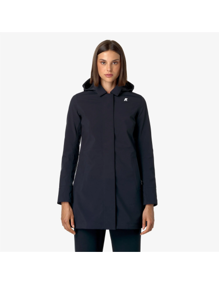K-Way \ Giubbino Donna Mathy Bonded Nylon Blu Scuro Prezzo 350,00