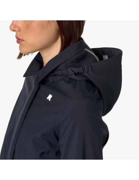 K-Way \ Giubbino Donna Mathy Bonded Nylon Blu Scuro Prezzo 350,00