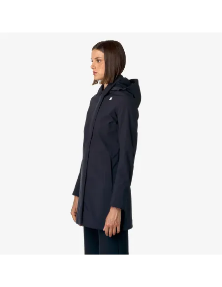 K-Way \ Giubbino Donna Mathy Bonded Nylon Blu Scuro Prezzo 350,00