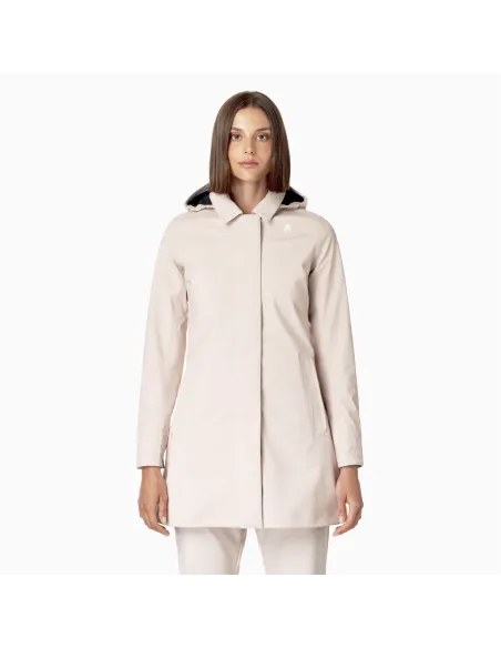 K-Way \ Giubbino Donna Mathy Bonded Nylon Rosa Chiaro Prezzo 350,00