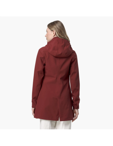 K-Way \ Giubbino Donna Mathy Bonded Nylon Rosso Pompeano Prezzo 350,00