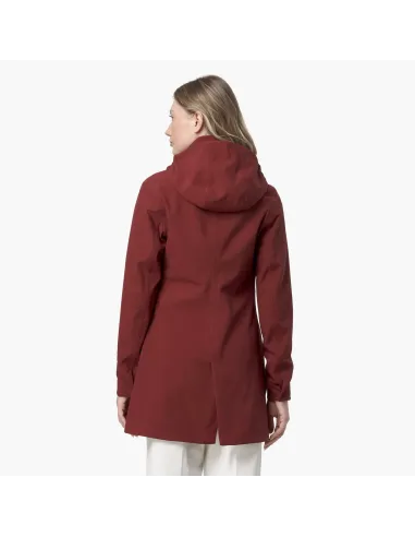 K-Way \ Giubbino Donna Mathy Bonded Nylon Rosso Pompeano Prezzo 350,00