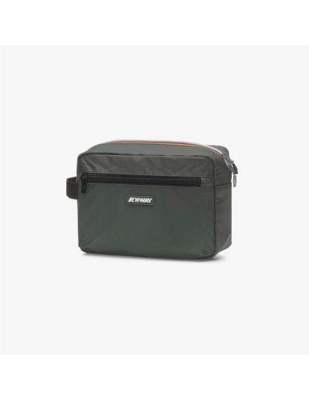 K-Way \ Beauty Case Portatutto Unisex Demu Nylon Verde Militare Prezzo 50,00