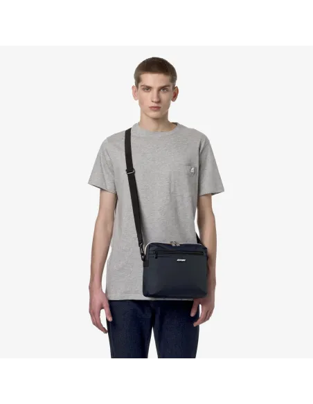 K-Way \ Borsello Unisex Moire Nylon Blu Scuro Prezzo 50,00