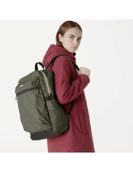 K-Way \ Zaino Unisex Laon Nylon Ripstop Verde Militare Prezzo 100,00