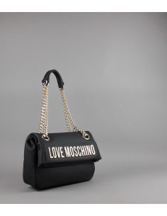 Love Moschino \ Borsa A Spalla Donna Pu Nero Prezzo 199,00