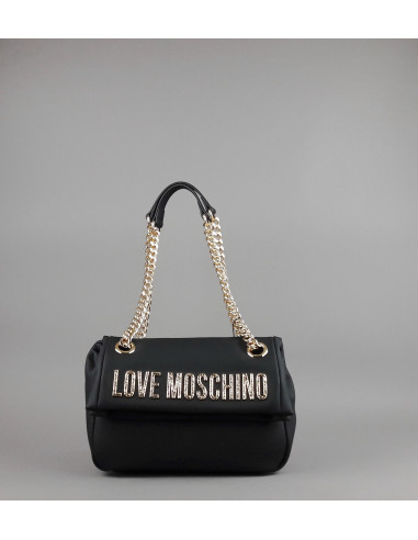Love Moschino \ Borsa A Spalla Donna Pu Nero Prezzo 199,00