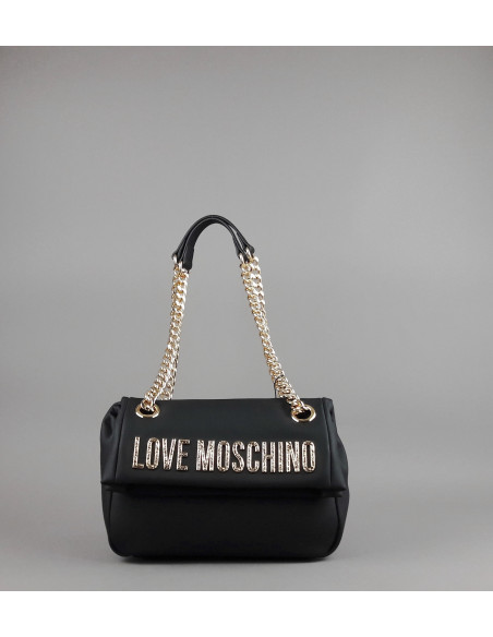 Love Moschino \ Borsa A Spalla Donna Pu Nero Prezzo 199,00