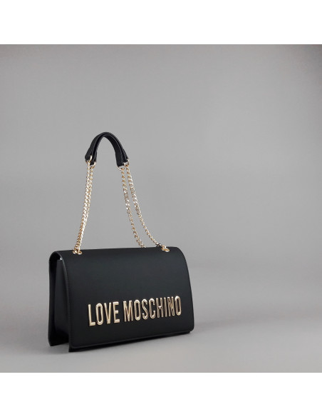 Love Moschino \ Borsa A Spalla Donna Pu Nero Prezzo 190,00