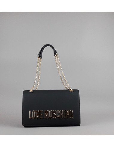 Love Moschino \ Borsa A Spalla Donna Pu Nero Prezzo 190,00