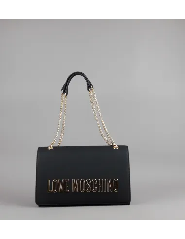 Love Moschino \ Borsa A Spalla Donna Pu Nero Prezzo 190,00