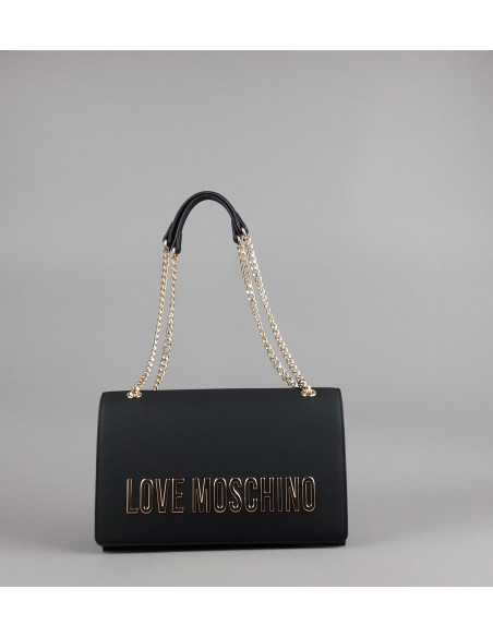 Love Moschino \ Borsa A Spalla Donna Pu Nero Prezzo 190,00