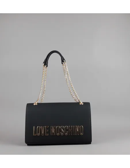 Love Moschino \ Borsa A Spalla Donna Pu Nero Prezzo 190,00