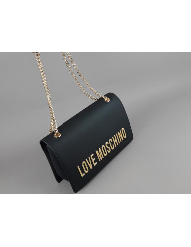 Love Moschino \ Borsa A Spalla Donna Pu Nero Prezzo 190,00