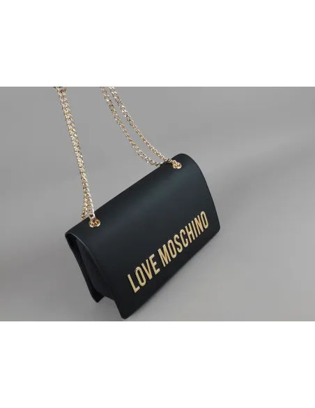 Love Moschino \ Borsa A Spalla Donna Pu Nero Prezzo 190,00