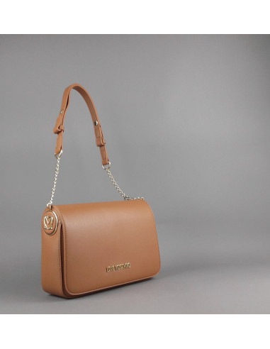 Love Moschino \ Borsa A Spalla Donna Pu Cuoio Chiaro Prezzo 199,00