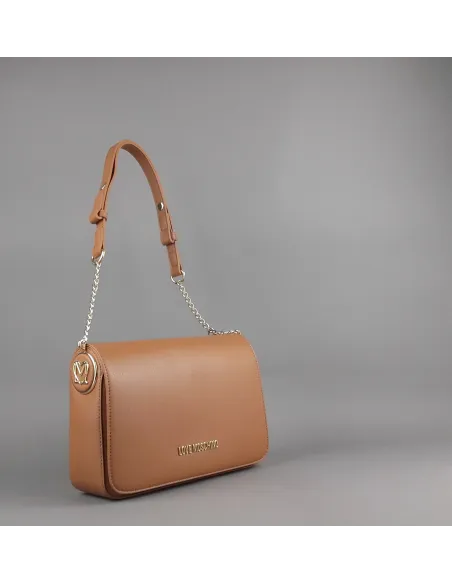 Love Moschino \ Borsa A Spalla Donna Pu Cuoio Chiaro Prezzo 199,00