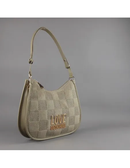 Love Moschino \ Borsa A Spalla Donna Velour Pu Talpa Prezzo 210,00