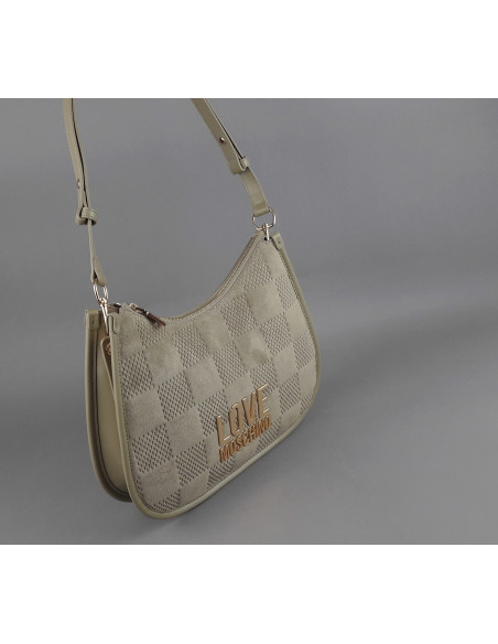 Love Moschino \ Borsa A Spalla Donna Velour Pu Talpa Prezzo 210,00