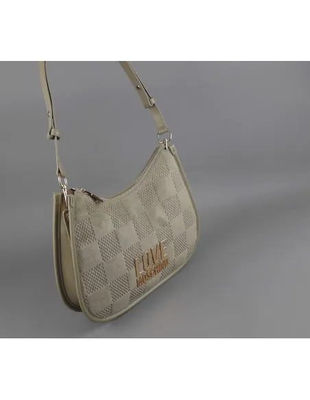 Love Moschino \ Borsa A Spalla Donna Velour Pu Talpa Prezzo 210,00