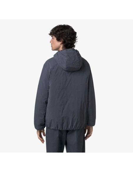 K-Way \ Giubbino Uomo Jack Plain Nylon Blu Grigio Prezzo 250,00