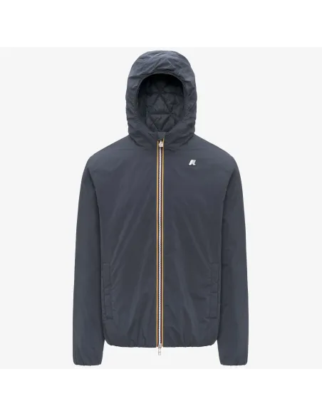 K-Way \ Giubbino Uomo Jack Plain Nylon Blu Grigio Prezzo 250,00