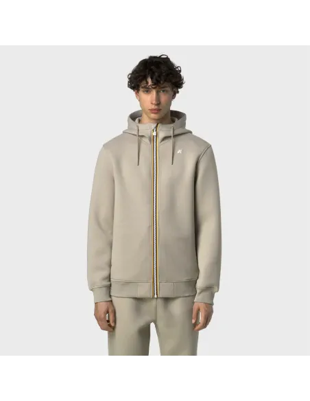 K-Way \ Felpa Giacca Uomo Rainer Scuba Stretch Talpa Prezzo 150,00