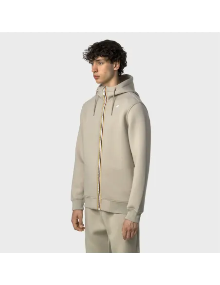 K-Way \ Felpa Giacca Uomo Rainer Scuba Stretch Talpa Prezzo 150,00