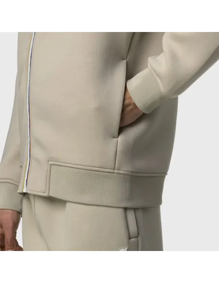 K-Way \ Felpa Giacca Uomo Rainer Scuba Stretch Talpa Prezzo 150,00