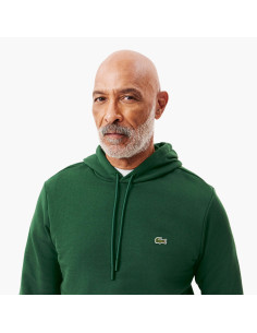 Lacoste \ Felpa Uomo Misto Cotone Verde Scuro Prezzo 145,00