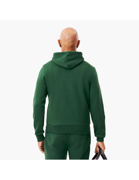 Lacoste \ Felpa Uomo Misto Cotone Verde Scuro Prezzo 145,00