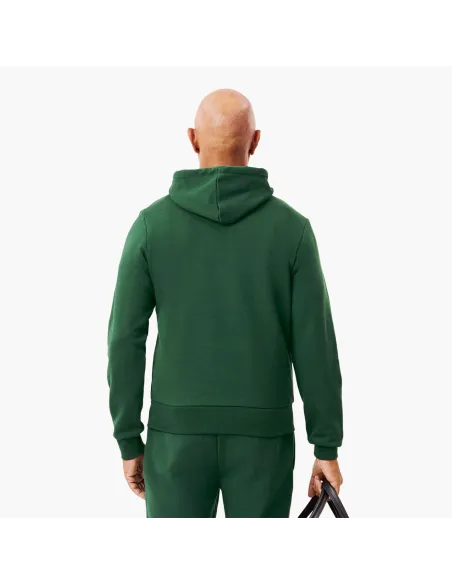 Lacoste \ Felpa Uomo Misto Cotone Verde Scuro Prezzo 145,00