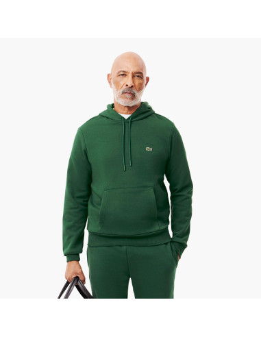 Lacoste \ Felpa Uomo Misto Cotone Verde Scuro Prezzo 145,00