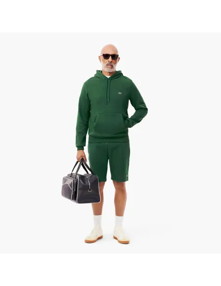 Lacoste \ Felpa Uomo Misto Cotone Verde Scuro Prezzo 145,00