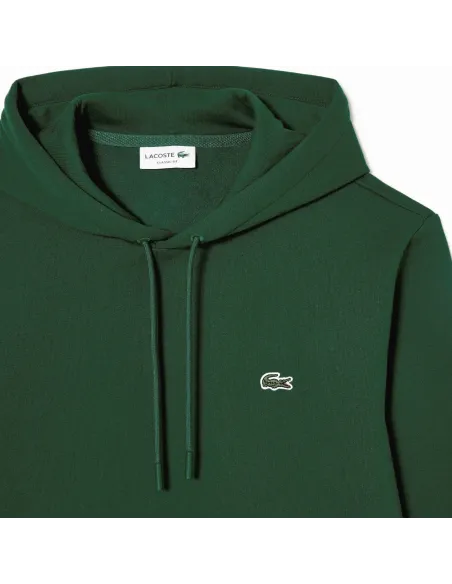 Lacoste \ Felpa Uomo Misto Cotone Verde Scuro Prezzo 145,00